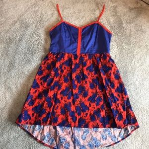 Urban Outfitters COPE High-Low Floral Mini Dress M